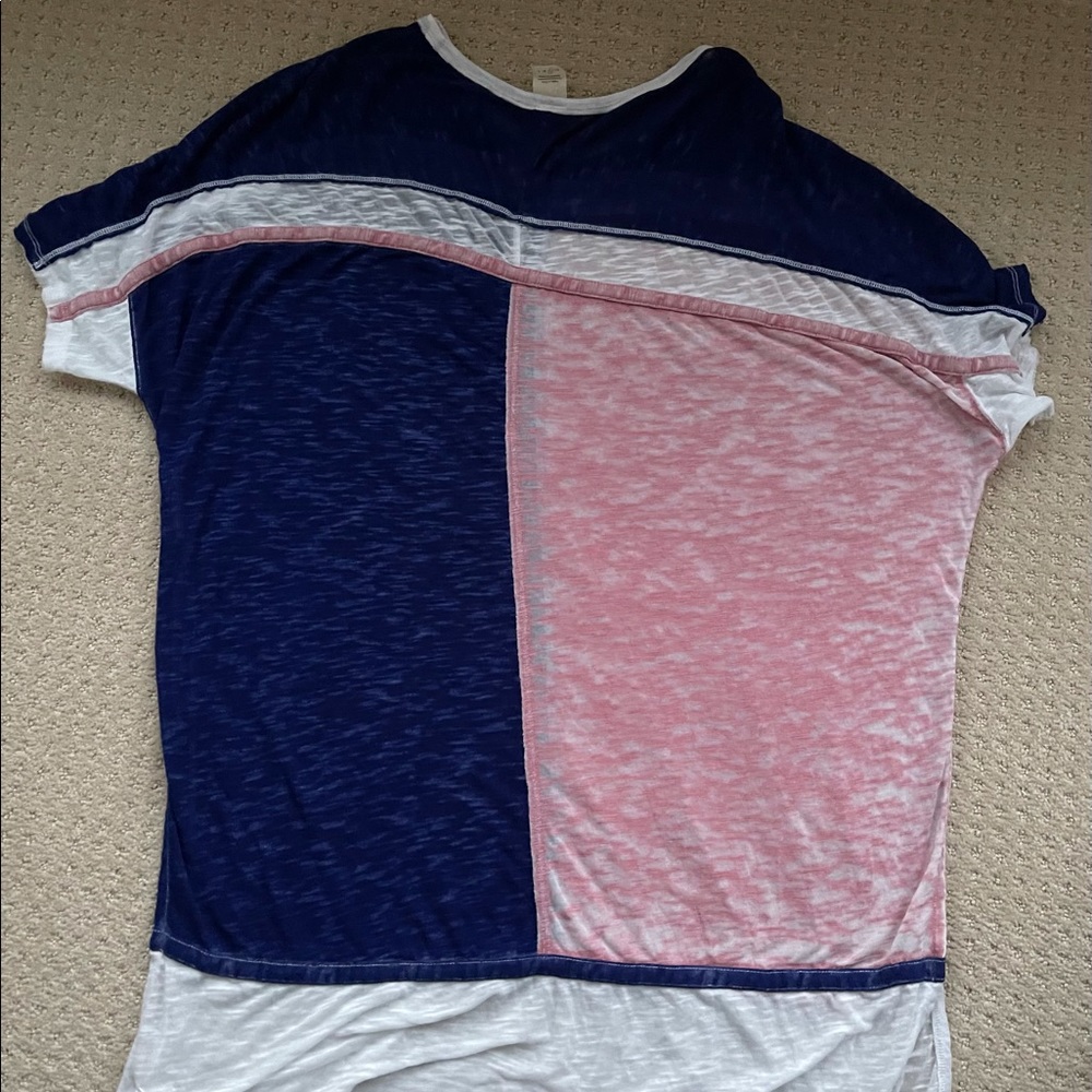 Unique Color Block Top - image 5